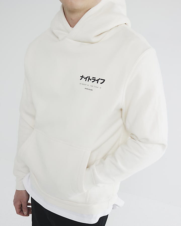 Beige Regular Fit Shinjuku RI Hoodie