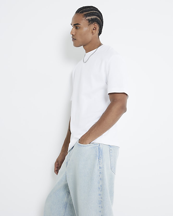 White Regular Fit T-Shirt