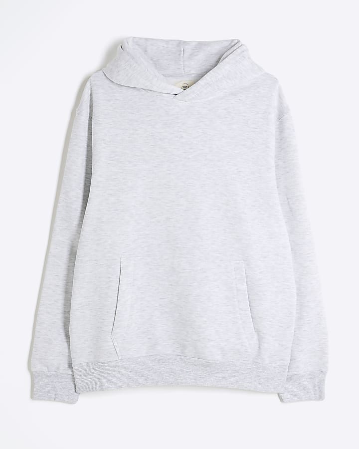 Grey Regular Fit Long Sleeve Hoodie