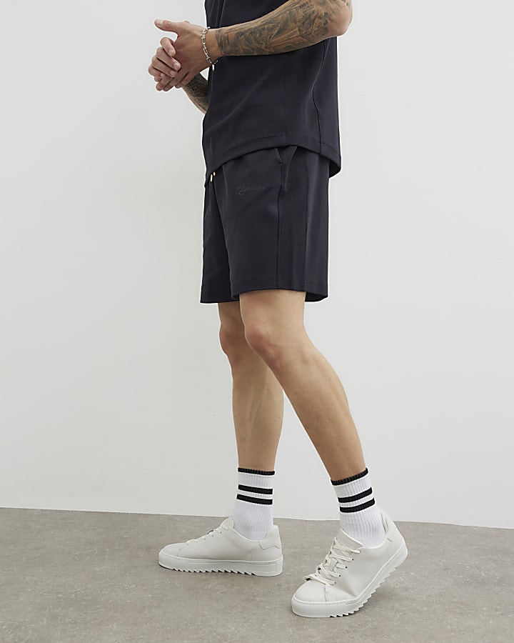 Black Regular Fit Luminis Shorts