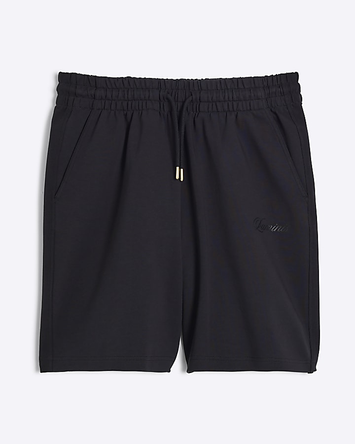 Black Regular Fit Luminis Shorts