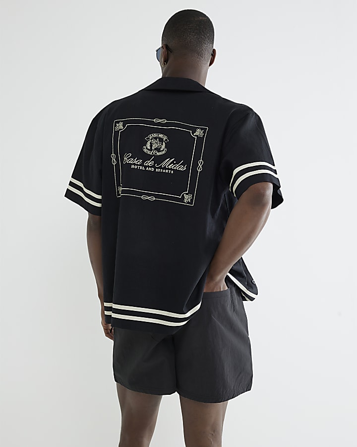 Black Runner Shorts