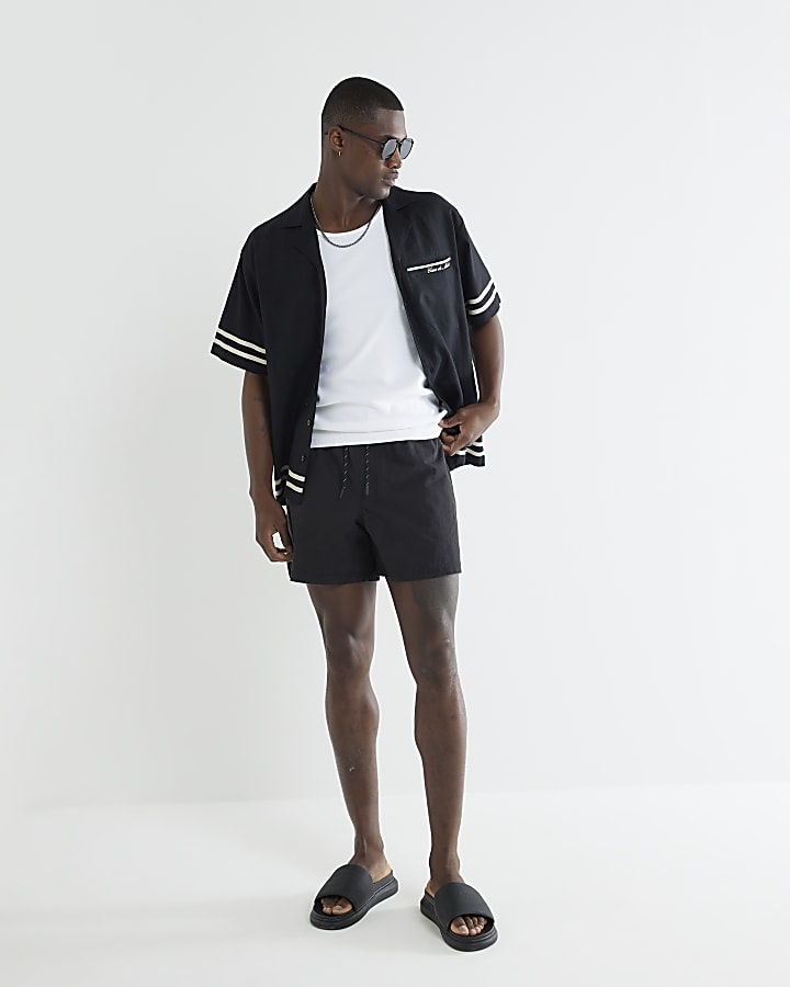 Black Runner Shorts