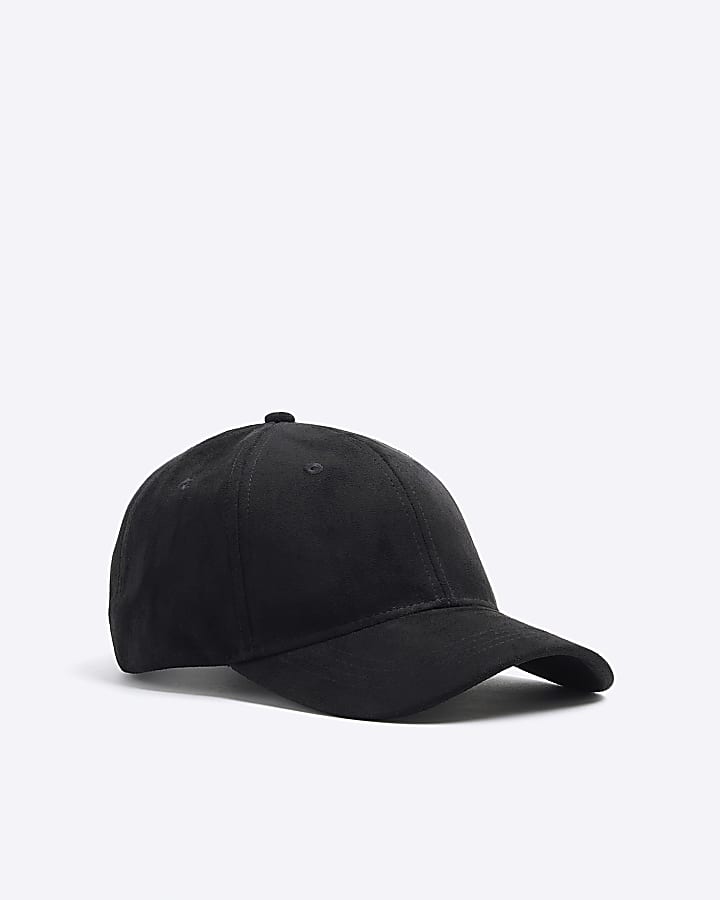 Black Suedette Cap