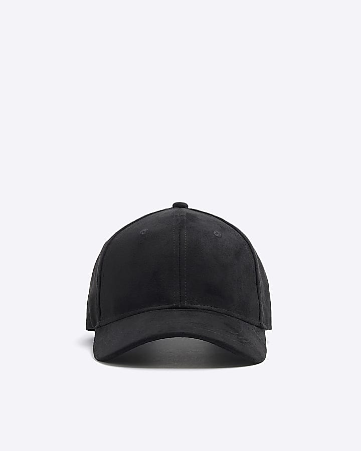 Black Suedette Cap