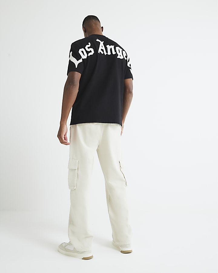 Crean Loose Fit Cargo Jeans