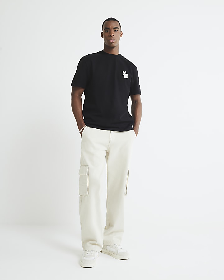Crean Loose Fit Cargo Jeans