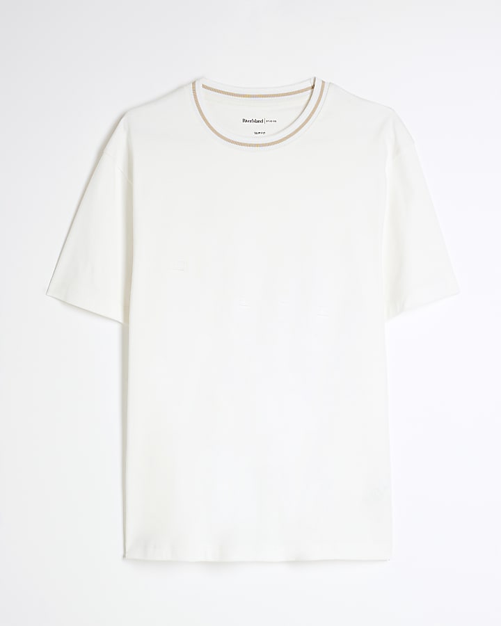 White Slim Fit T-Shirt