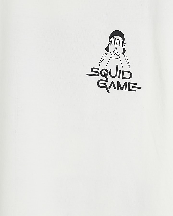 Beige Regular Fit Squid Game T-Shirt