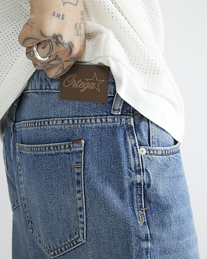 Blue Loose Fit Jeans