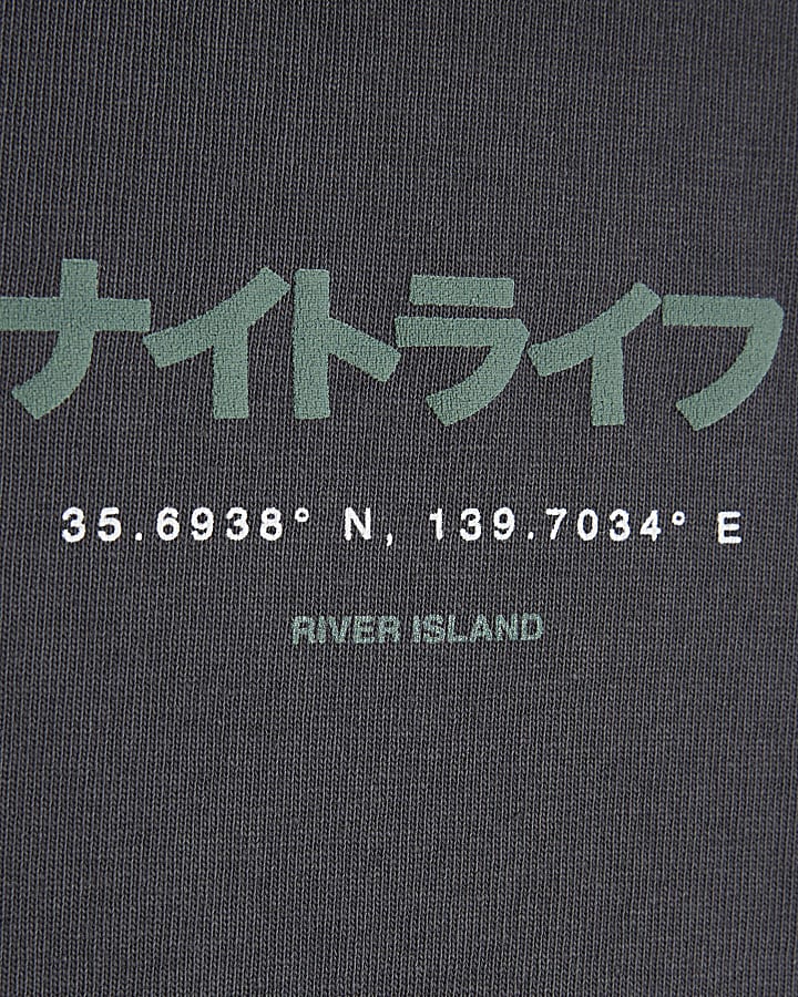 Black Short Sleeve Shinjuku RI T-Shirt