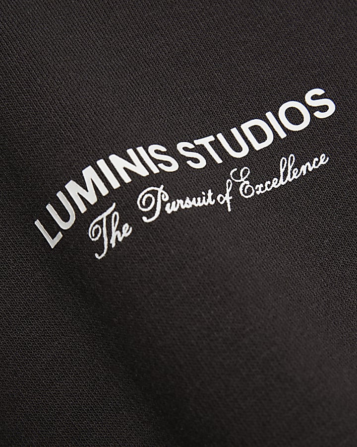 Brown Long Sleeve Zip Through Luminis Hoodie