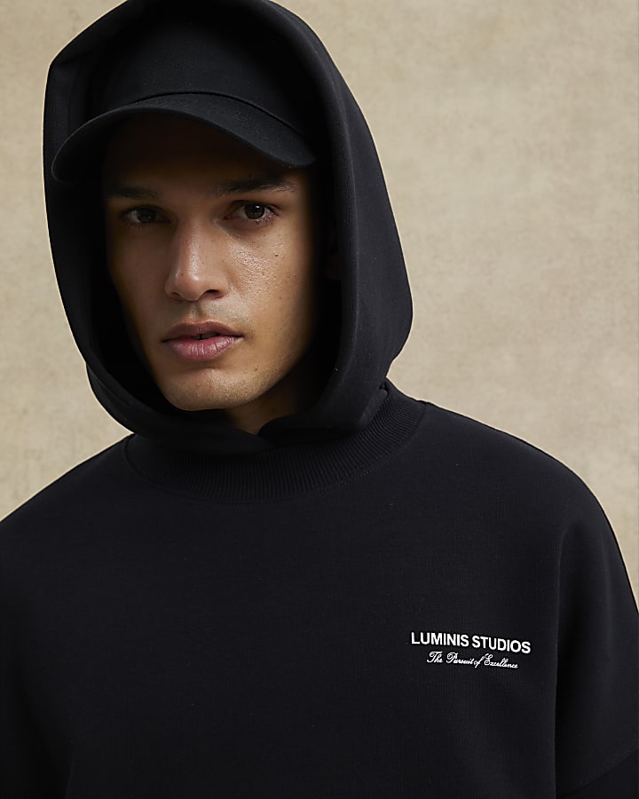 Black Oversized Luminis Studios Sweatshirt