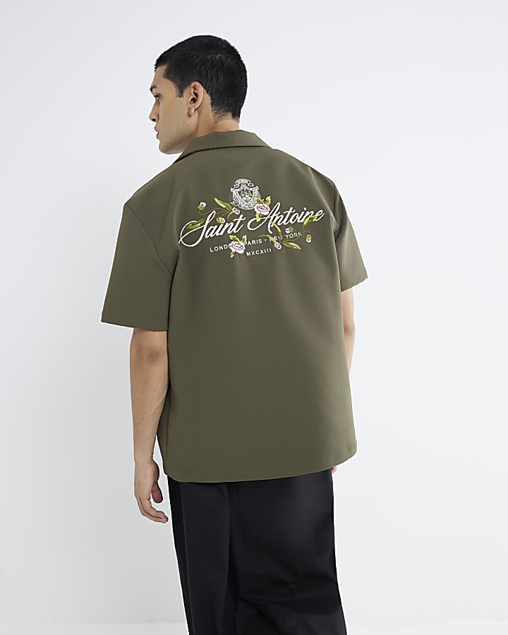 Green Saint Antoine Embroidered Shirt