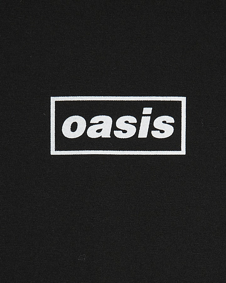 Black Regular Fit Oasis T-Shirt