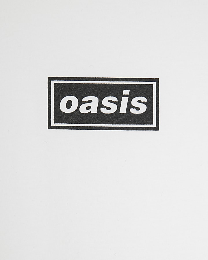 White Regular Fit Oasis T-Shirt