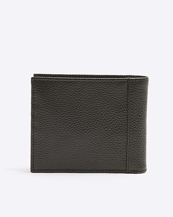 Black Leather Decal Wallet