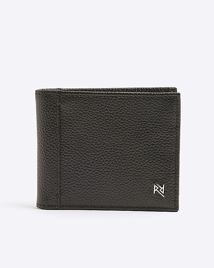 Black Leather Decal Wallet