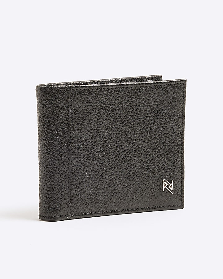 Black Leather Decal Wallet