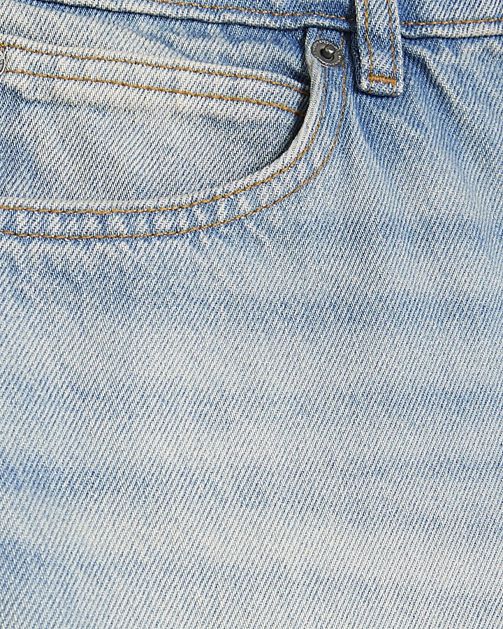 Blue Denim Loose Fit Jeans
