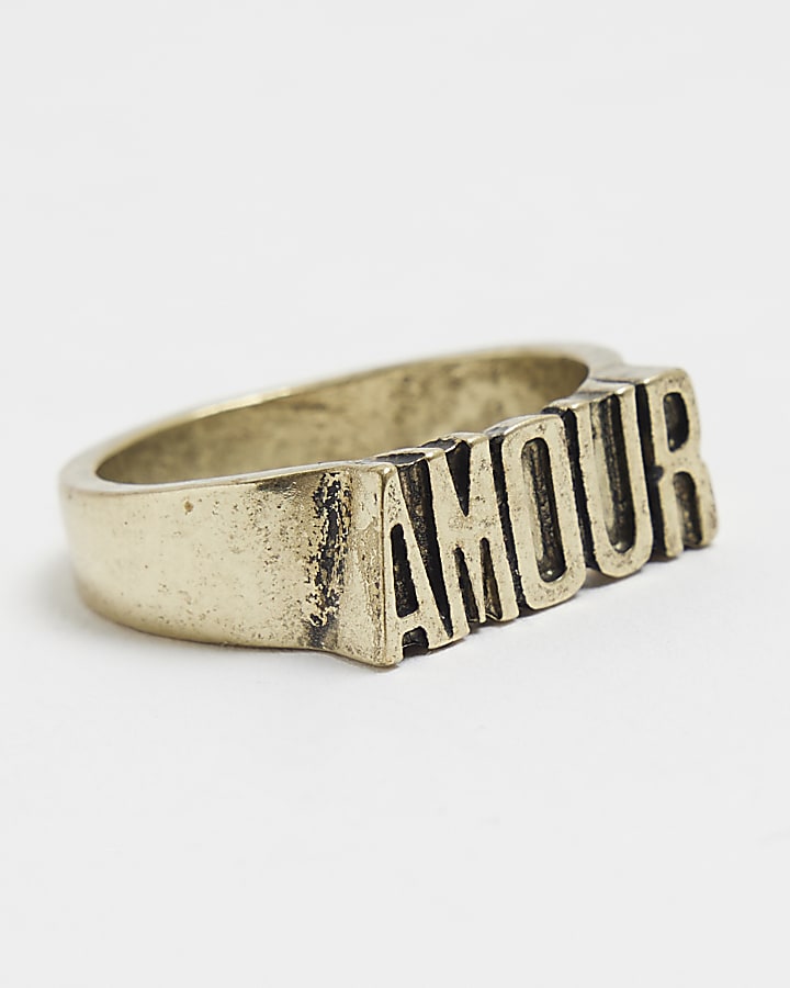 Gold Amour Ring