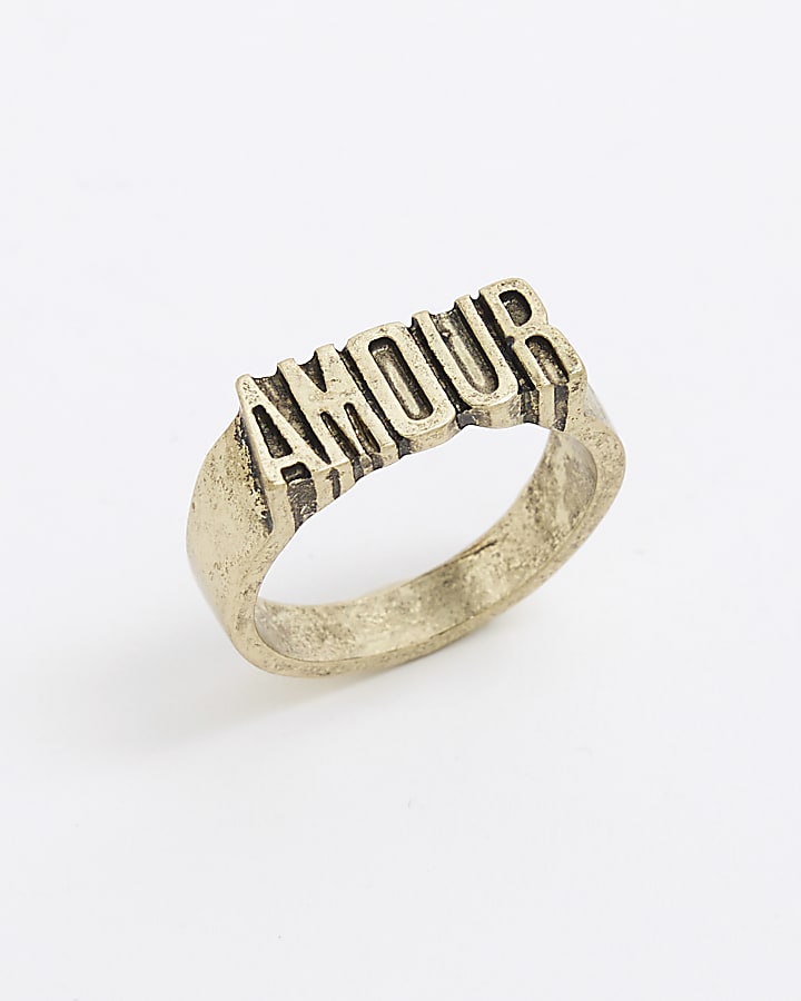 Gold Amour Ring