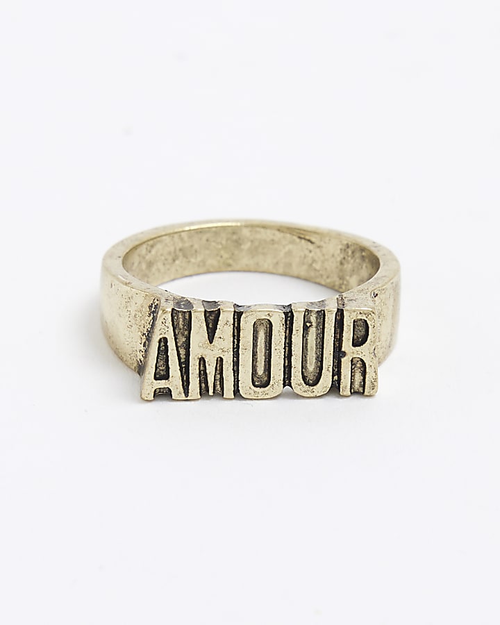 Gold Amour Ring