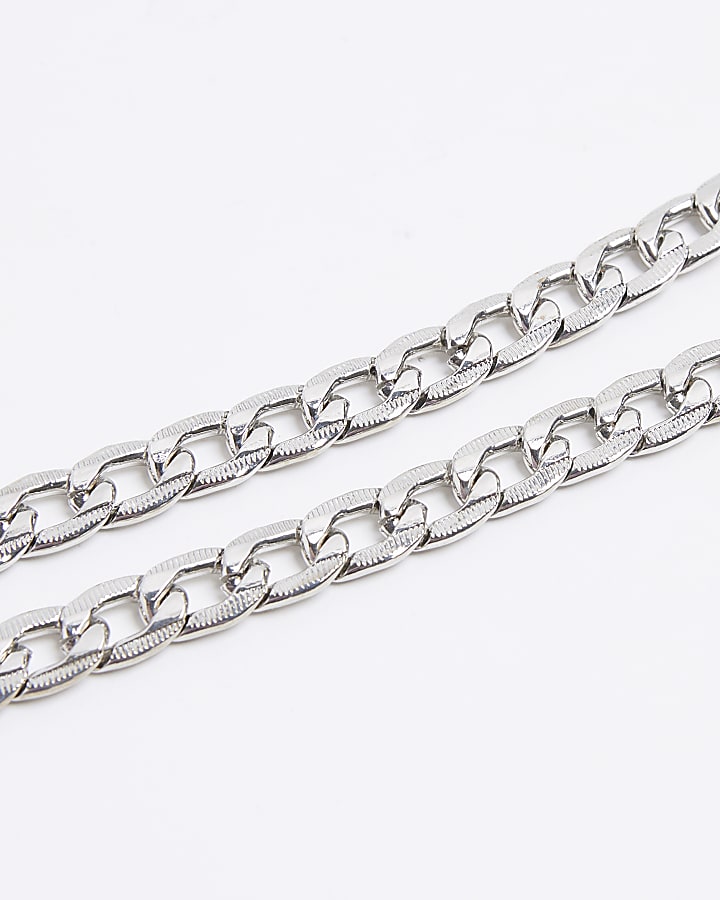 Silver Rhodium Chain Necklace