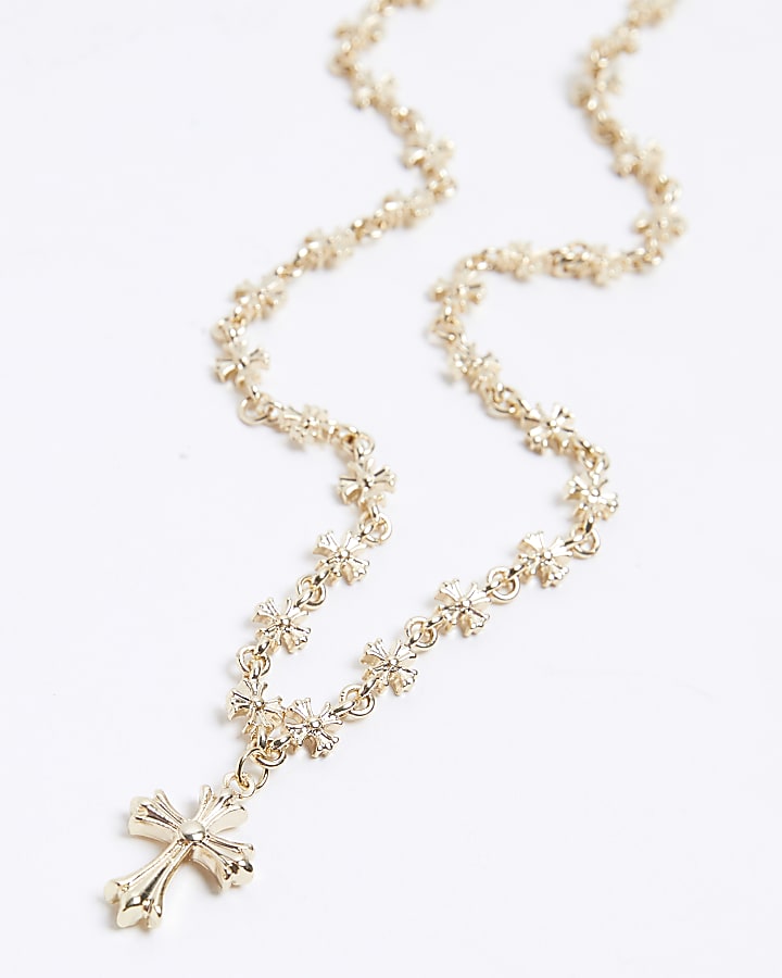 Gold Plated Cross Necklace