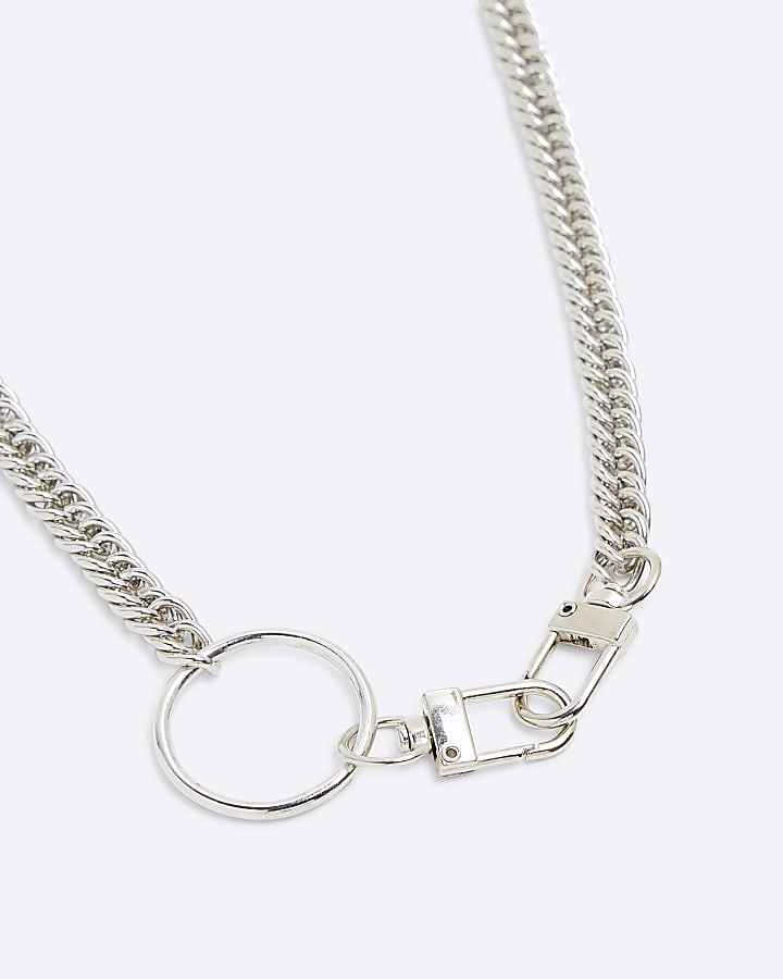 Silver Rhodium Trousers Chain