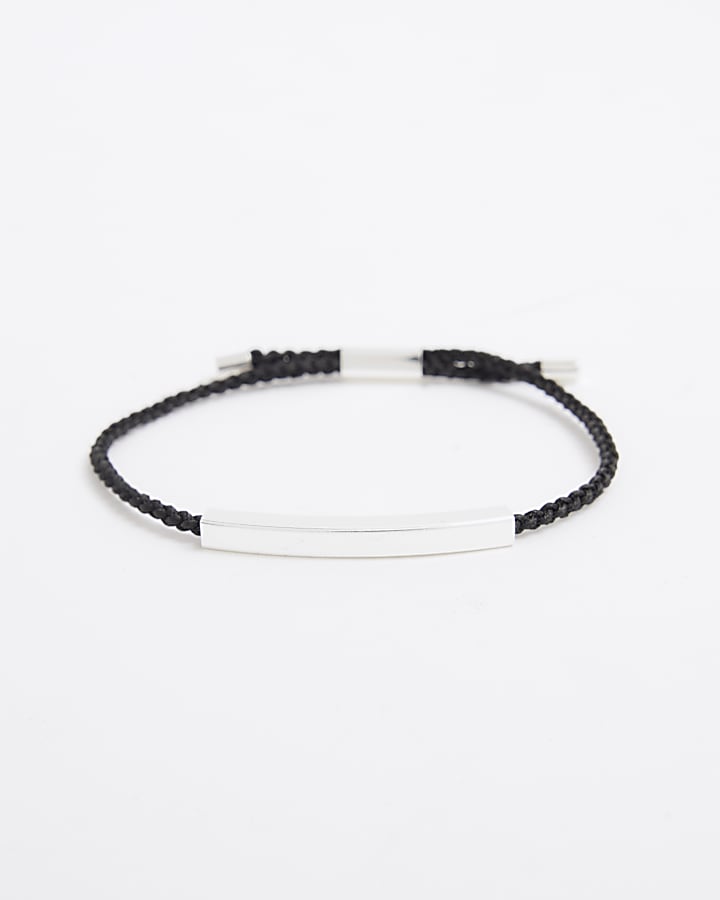 Premium Black Fabric Bracelet