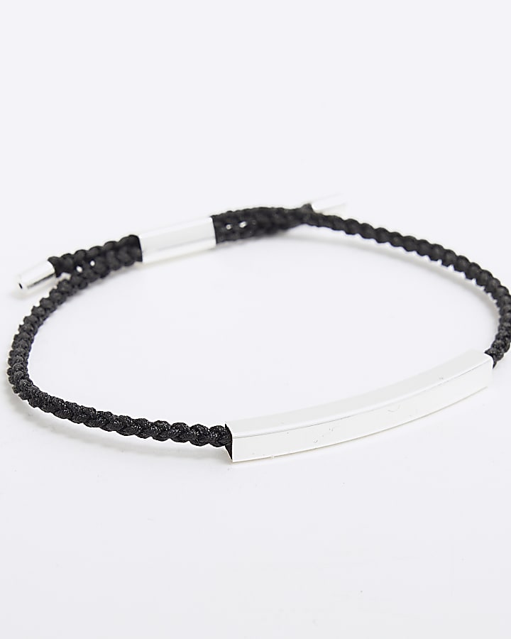 Premium Black Fabric Bracelet