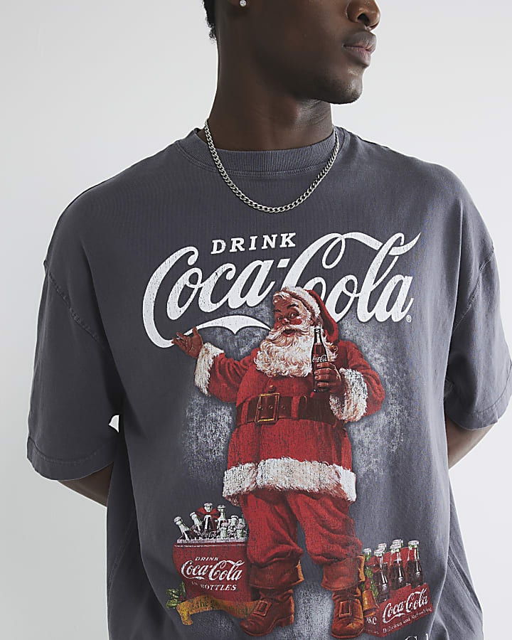 Black Coca Cola Christmas T-Shirt