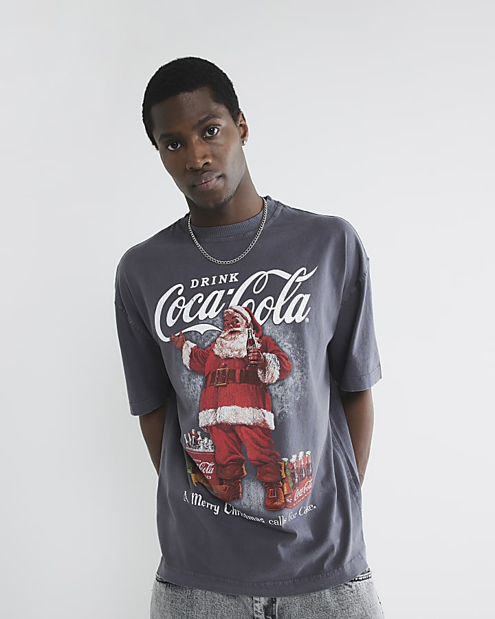 Black Coca Cola Christmas T-Shirt