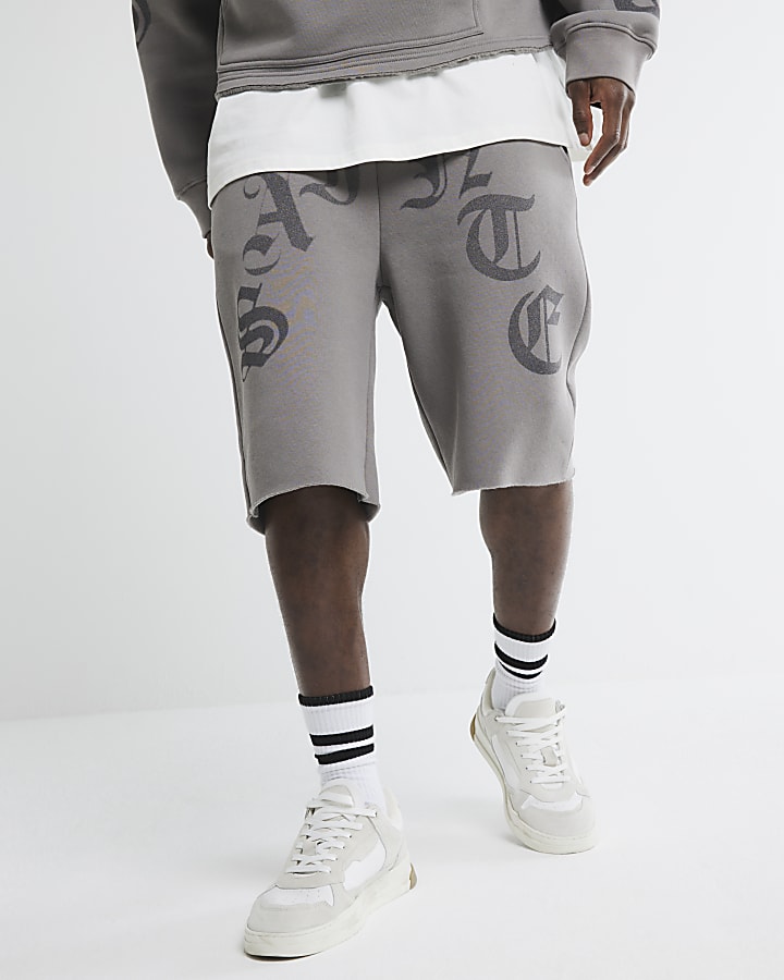 Grey Saint Volette Print Shorts