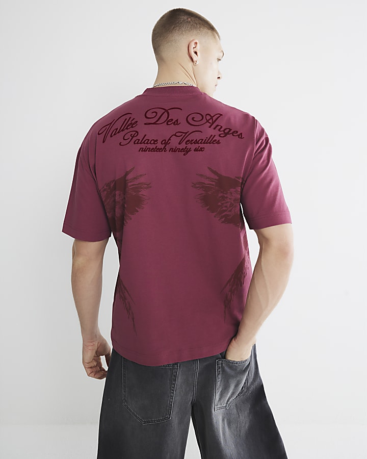 Red Short Sleeve Visa Cross T-Shirt