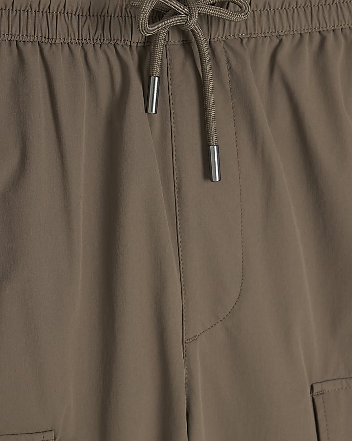 Stone Stretch Cargo Shorts