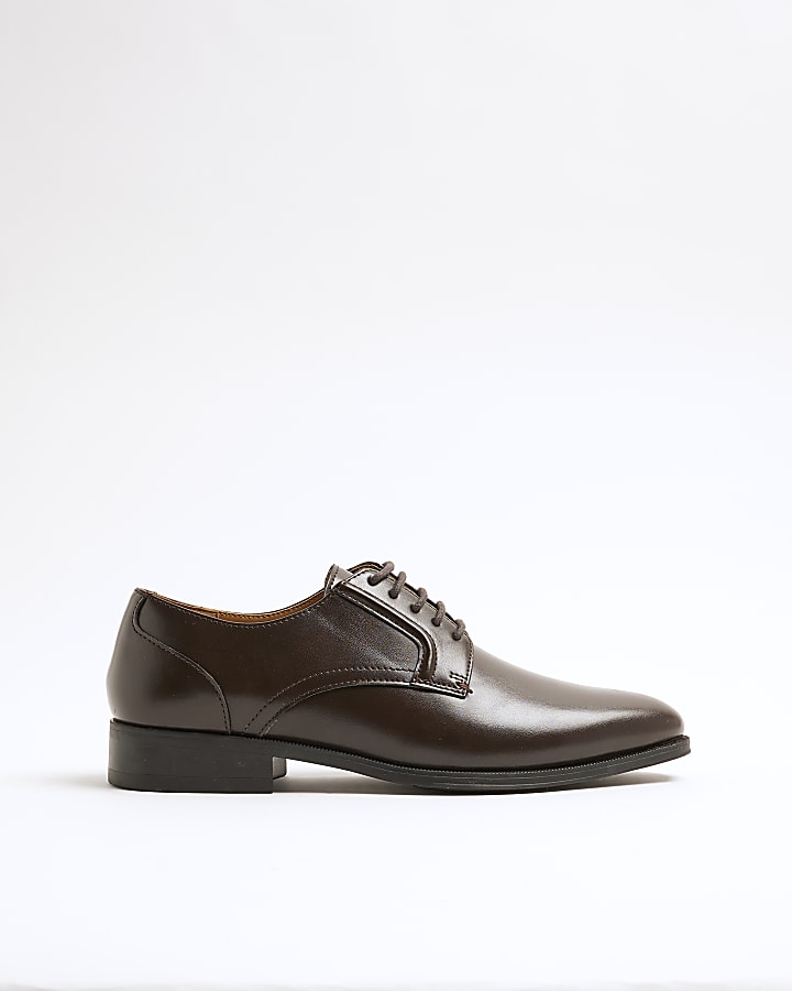 Brown Formal Derby Shoes