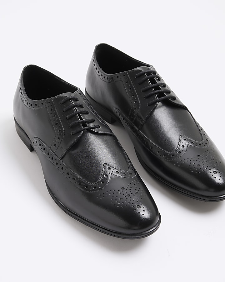 Black Leather Shoes Dress Shoes