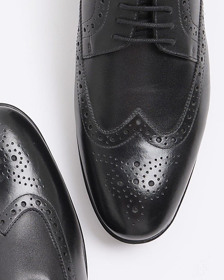 Black Leather Shoes Dress Shoes