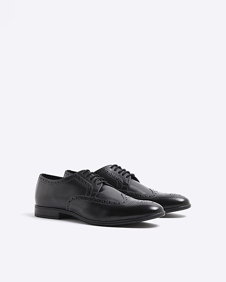 Black Leather Shoes Dress Shoes