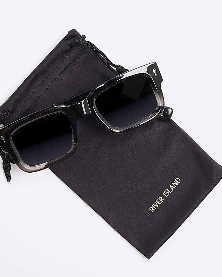 Black Square Western Sunglasses