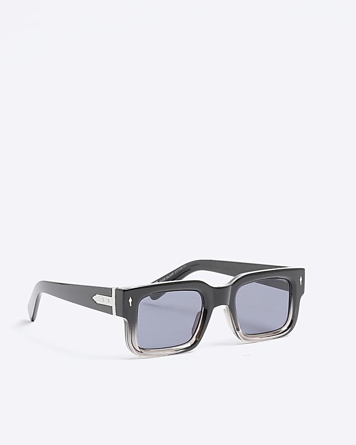 Black Square Western Sunglasses