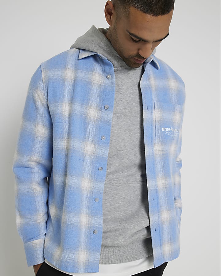 Blue Regular Fit Ame Le Nuit Check Shirt