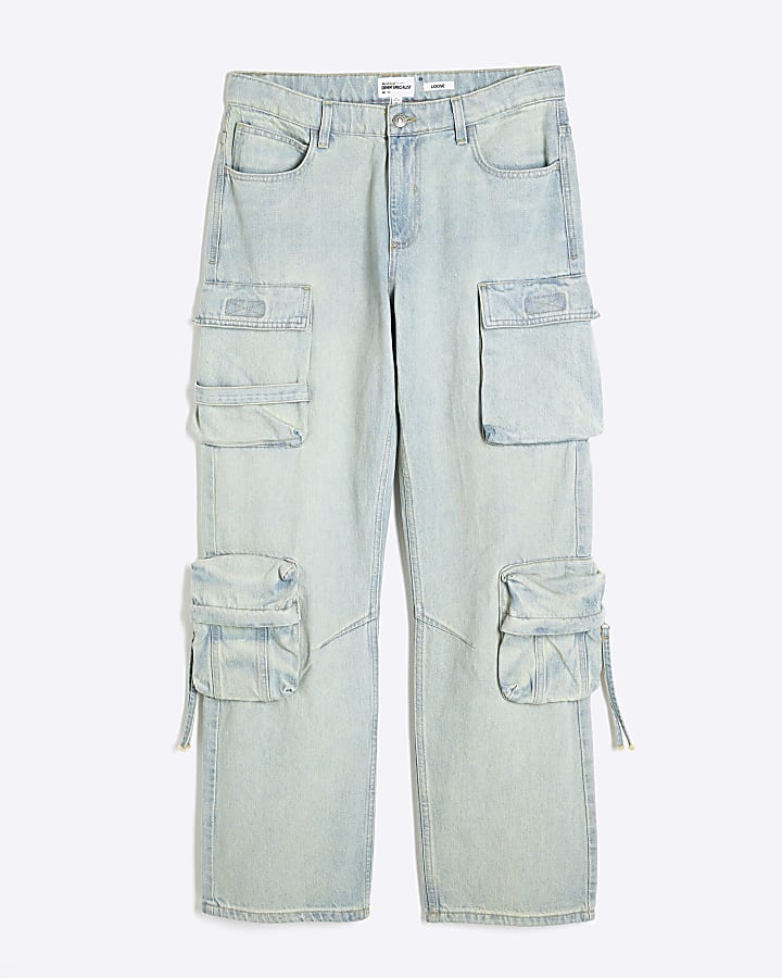 Blue Cargo Jeans