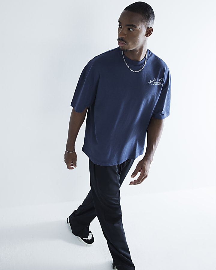 Navy Short Sleeve Studio Archive T-Shirt