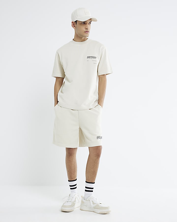 White Regular Fit Essentialism T-Shirt