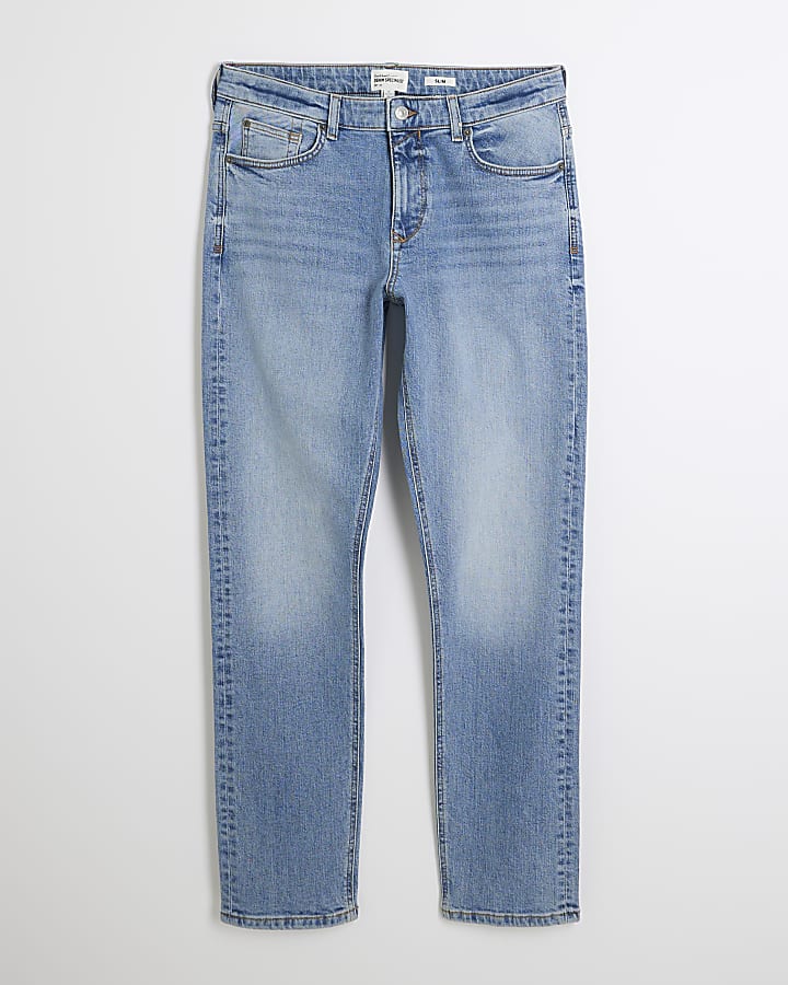 Blue Denim Slim Fit Jeans