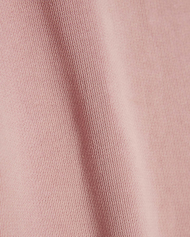 Pink Regular Fit Washed Tank Top