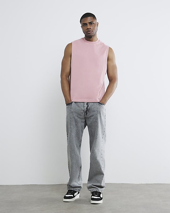 Pink Washed Tank Top